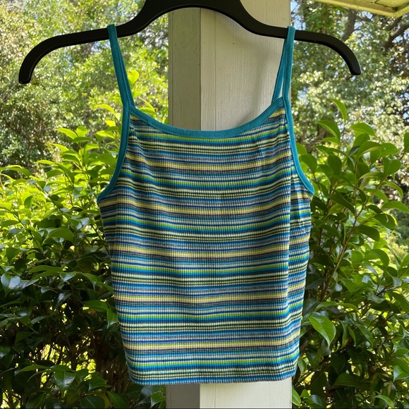 5•7•9 Vintage 90’s Striped Slightly Cropped Tank - Picture 2 of 9